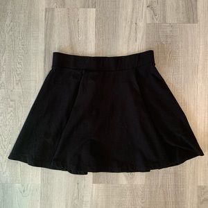 Black skater skirt